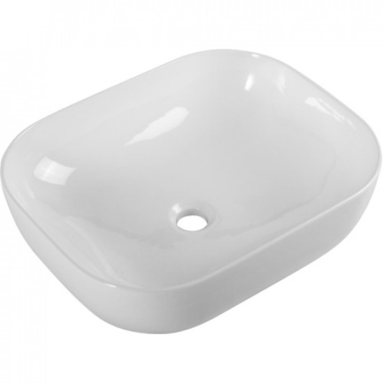 Раковина BelBagno 50 см накладная белая глянцевая BB1302