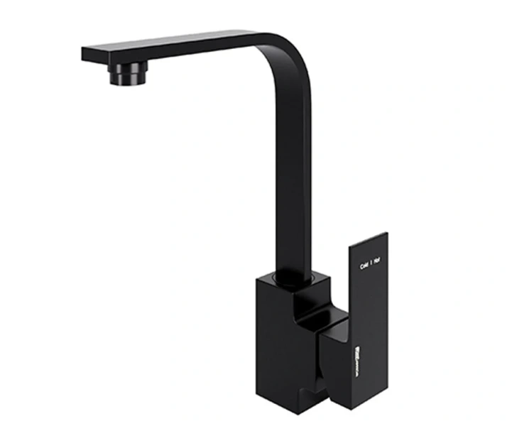 Смеситель для кухни WasserKRAFT Abens черный матовый 2007