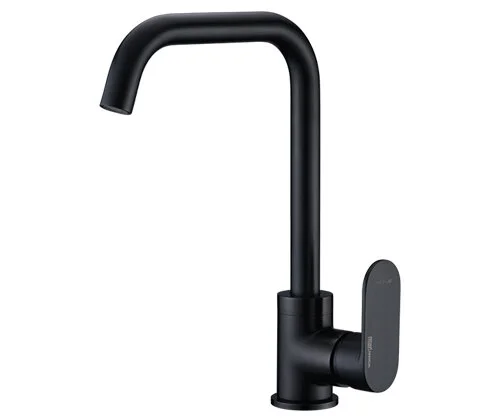 Смеситель для кухни WasserKRAFT Elbe черный 7407