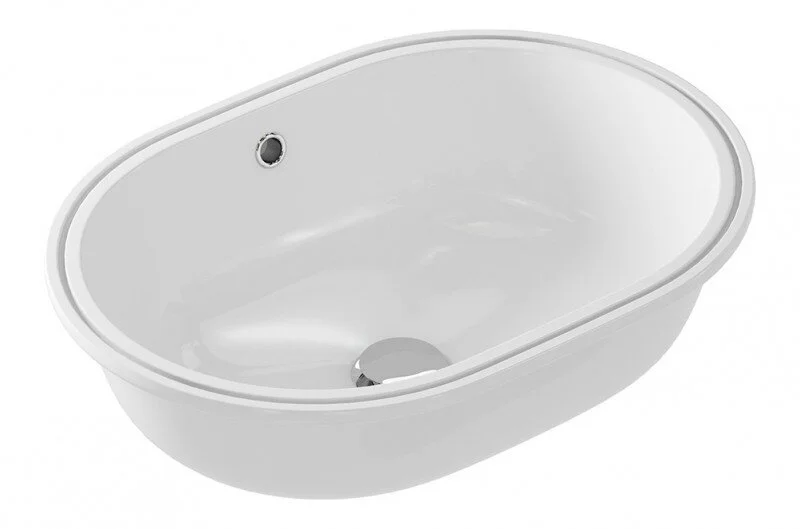 Раковина Cersanit Caspia 55 см белая, встраиваемая P-UM-CAS55/1